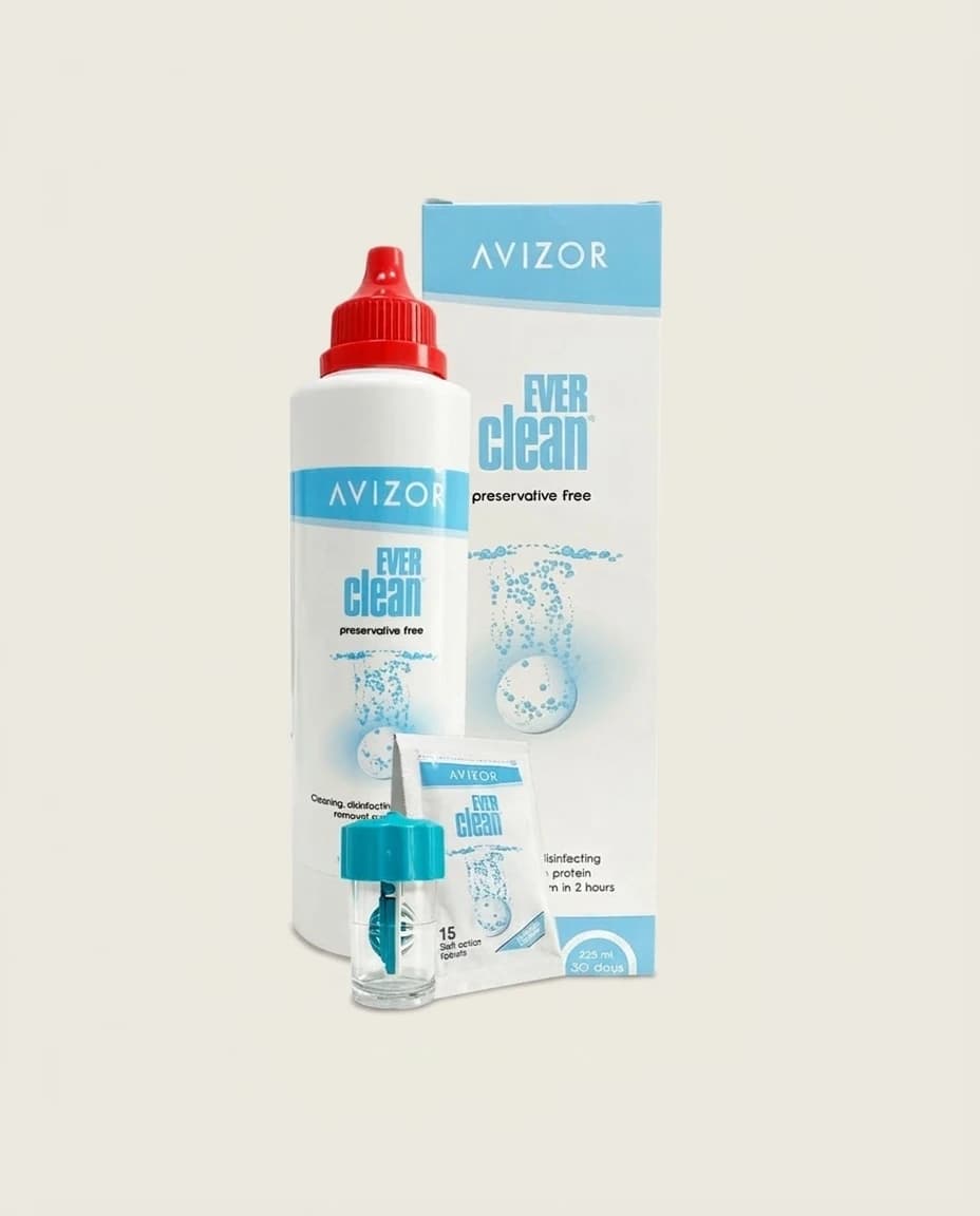 Пероксидный раствор для линз Ever Clean 225 мл + 30 таблеток